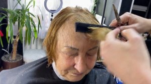 Короткая женская стрижка для ДАМ 60+