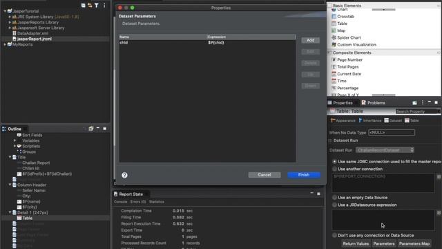 Creating Report with Table in Jaspersoft Studio and NetBeans - STEP BY STEP SIMPLE TUTORIAL смотреть онлайн