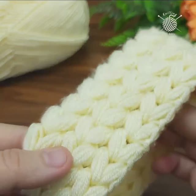 Повязка на голову крючком ?❤? Уроки вязания☺ Тунисское вязание #тунисскоевязание #урокивязания #вя