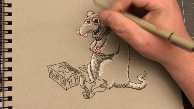 WHAT IS THIS RAT SO HAPPY ABOUT? - 0094 - Time Lapse / Speed Drawing Tutorial - How to Draw смотреть онлайн