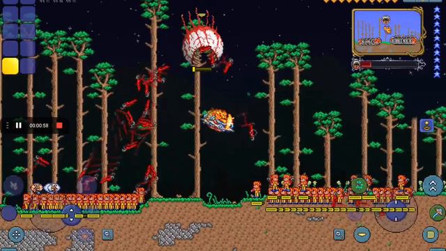 terraria but 100 mechanic NPC vs eye of cthulhu and king slime смотреть онлайн