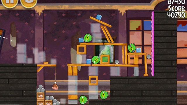 Angry Birds Seasons Haunted Hogs 2-9 Bug at 0:26" смотреть онлайн