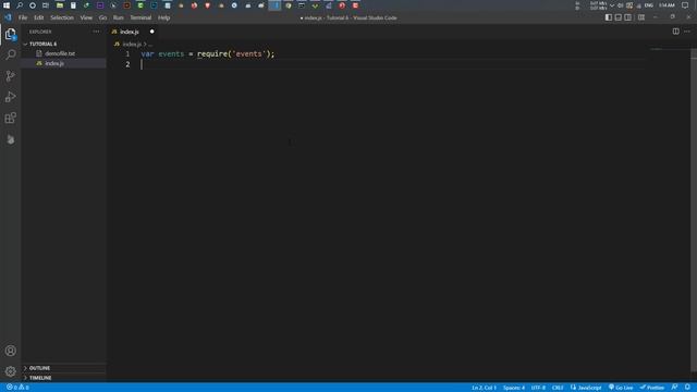 How to use Events and Event Emitter in Node.js смотреть онлайн