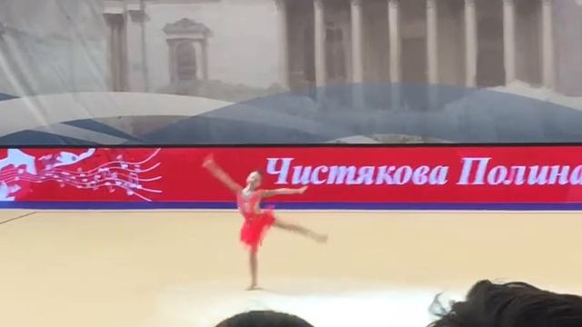 Центр художественной гимнастике Жемчужина!!! Гимнастка Полина Чистякова. Балл 31.9 1 место смотреть онлайн