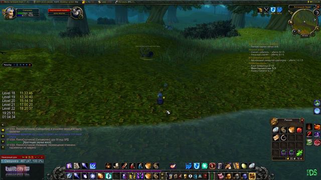 За Альянс маг аркан 22-23 лвл - RU Змейталак PVP - WoW Classic смотреть онлайн