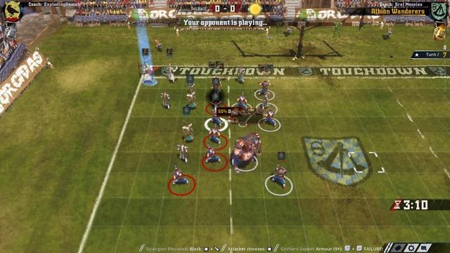 Blood Bowl 2 - Wie funktioniert das Spiel? Tutorial mit neuem Spieler! смотреть онлайн