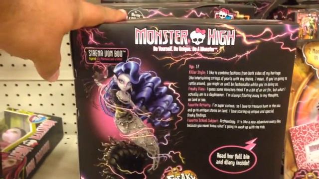 MONSTER HIGH Sirena Von Boo [Hybrids] FREAKY FUSION RadNewToys смотреть онлайн