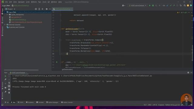 [Age Gender Dataset] Part 3 : DataLoader смотреть онлайн