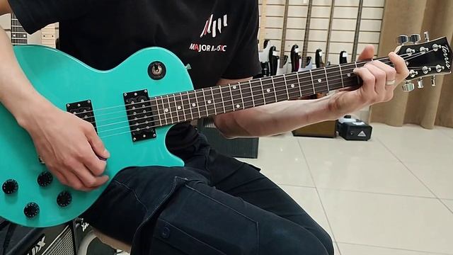 Электрогитара Terris TLP-039LB Les Paul цвет морской волны | обзор от MAJOR MUSIC смотреть онлайн