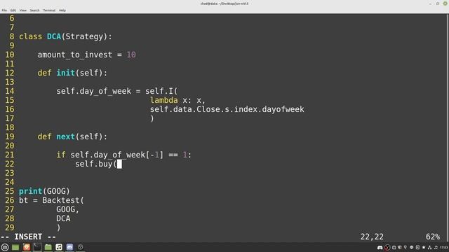 Backtest Your Dollar Cost Average Strategy easily in Python смотреть онлайн