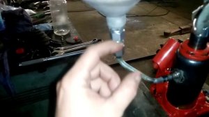 пресс для проверки дизельных форсунок, почти без сварки!!