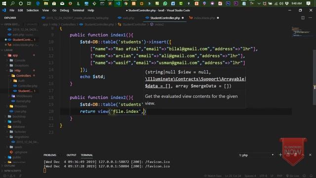 Laravel 6 Tutorial Part 16 : Database Query Builder lec 02 | Hindi Urdu смотреть онлайн