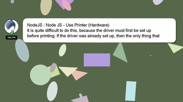NodeJS : Node JS - Use Printer (Hardware) смотреть онлайн