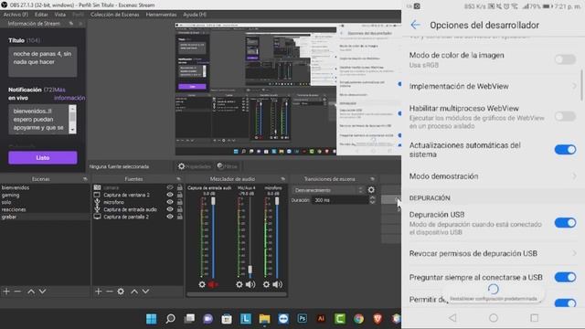 Como usar CELULAR como SEGUNDA PANTALLA con cable USB para tus DIRECTOS смотреть онлайн