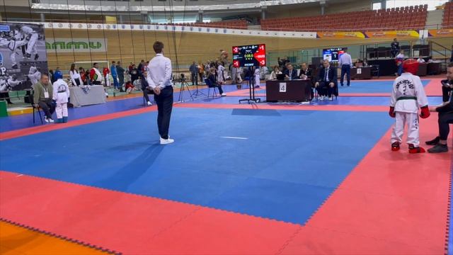 Кубок мира в Минске 2022 Тхэквондо ИТФ. 1/4 ? Королёв Родион 7 лет. смотреть онлайн