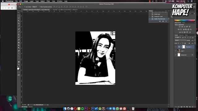 2 Teknik Bikin Foto Hitam Putih di PhotoShop cs6 смотреть онлайн