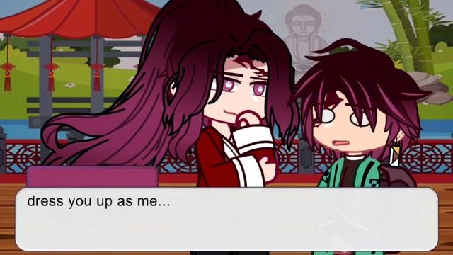 Yoriichi Dresses Up As Tanjiro For Halloween Then Surprises Muzan With It || Gacha Club || Kny ||