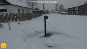МО Обозерское Неисправная водоразборная колонка 17.12.2020