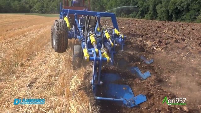FIATAGRI 100-55 | ARATRO IDROPNEUMATICO & CARRELLO PER CINGOLATI - DI RAIMONDO | ARATURA FUORISOLCO