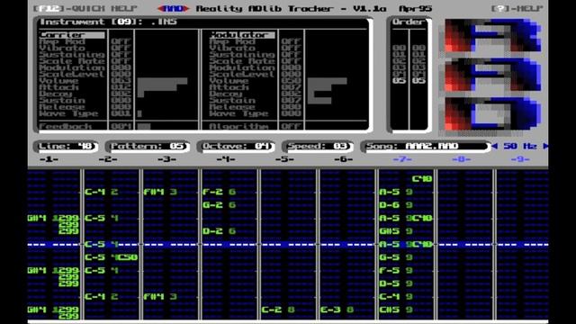 How to Write Adlib FM Music with RADTracker (Yamaha OPL2) смотреть онлайн