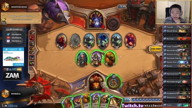 Hearthstone Control Warrior with big dragons #1 смотреть онлайн