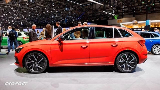 Skoda Scala на Автосалон Женева 2019 смотреть онлайн