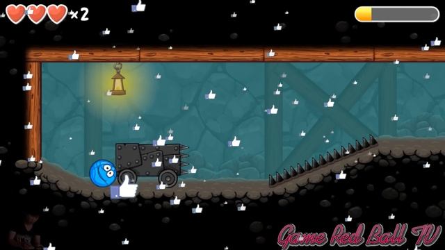 RED BALL 4 Blue Basketball Complete game Adventure "INTO THE CAVE" with BOSS fights смотреть онлайн