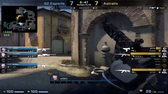 [POV] G2 JACKZ VS Astralis [Inferno] | CS GO DEMO смотреть онлайн