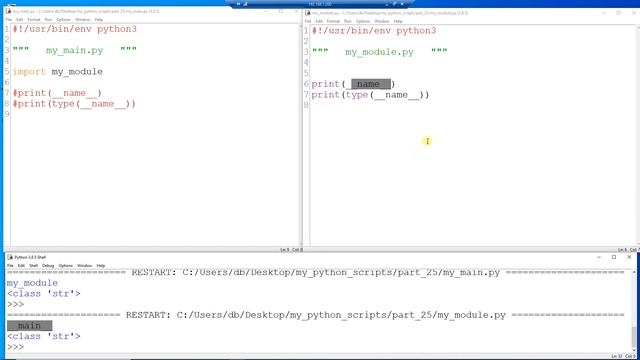 Python Tutorial - Part 25 __main__ смотреть онлайн
