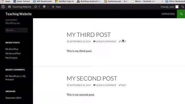 Intro to WordPress 4, video 4 Pages, Menus & Website Layouts смотреть онлайн