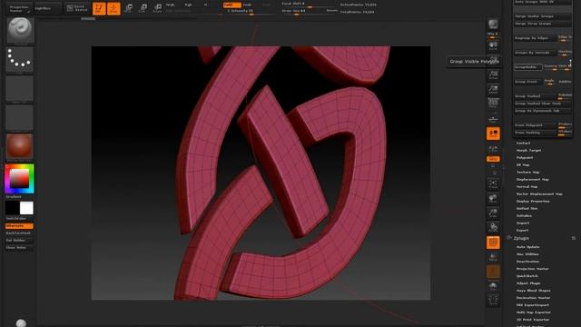 При экспорте модели с Maya в Zbrush, геометрия распалась на части. смотреть онлайн