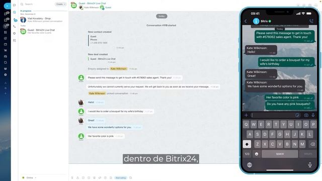 ¡NOVEDAD! Integración Instantánea de Whatsapp en Bitrix24 (ACTUALIZACIÓN DE NOVIMEBRE DE 2021) смотреть онлайн