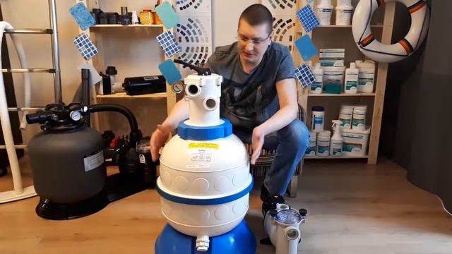 Песочный фильтр насос для бассейна Крипсол. Кварцевый песчаный фильтр очистки бассейна Granada смотреть онлайн