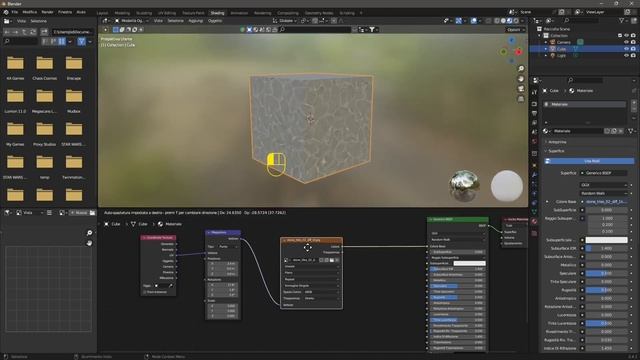 Videoguida - Gestire Materiali e Creare Nodi in Blender con Addon Node Wrangler, Texture, Mappatura смотреть онлайн