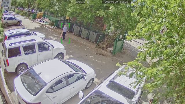 Видеокамера IP IVM-2329-F1.0-POE-RX. Детектор пешеходов, детектор автомобилей смотреть онлайн