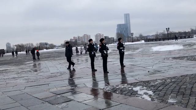 Пост № 1 У Огня Памяти и Славы на Поклонной горе смотреть онлайн
