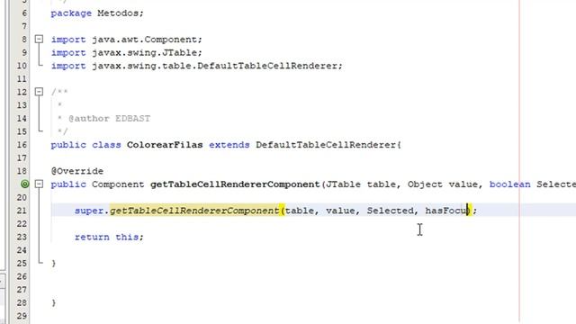 ► 18. ?【JAVA TIPS】Cambiar COLOR DE FILAS en JTABLE ? │Java Tutorial смотреть онлайн