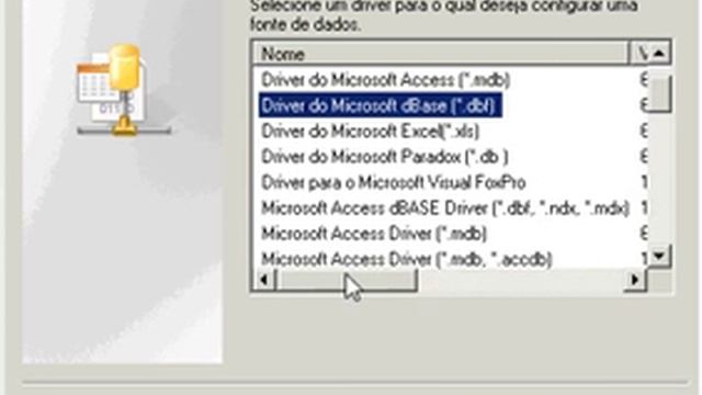 ODBC dBASE Files - Como criar uma fonte de dados para dBase (.dbf) смотреть онлайн