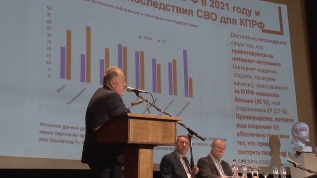 Выступление Сергея Павловича Обухова на IV мартовском совместном Пленуме МГК и КРК МГО КПРФ