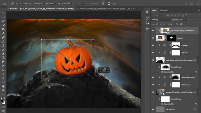 Halloween Ruler - Photoshop Fantasy Manipulation Tutorial смотреть онлайн