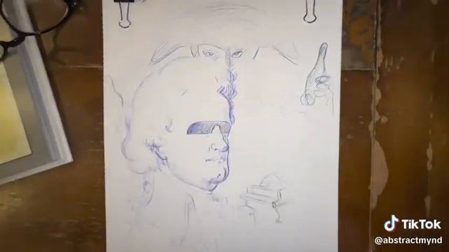 Futuristic Mozart pen sketch смотреть онлайн