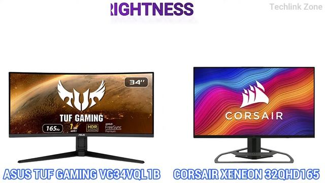 ASUS TUF Gaming VG34VQL1B 34" vs Corsair XENEON 32QHD165 32" смотреть онлайн