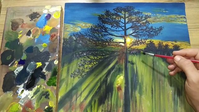 How to draw sunlight كيفية رسم ضوء الشمس смотреть онлайн