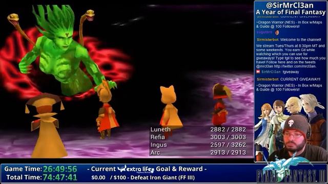 Final Fantasy III Boss Fight - Cloud of Darkness - OUYA смотреть онлайн