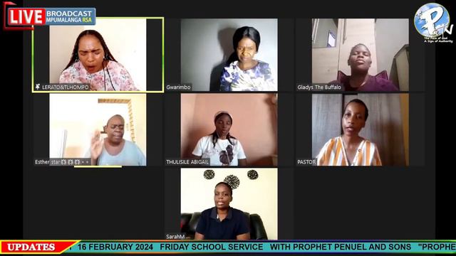 16 FEBRUARY 2024 FRIDAY SCHOOL LIVE BROADCAST SERVICE | PROPHET PENUEL MNGUNI AND SONS| смотреть онлайн