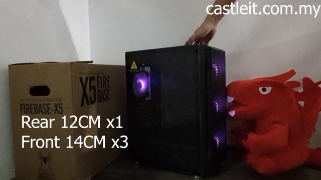 1st Player Firebase X5 ARGB Casing Chassis Case Unboxing Display firebase-x5 Gaming Casing смотреть онлайн