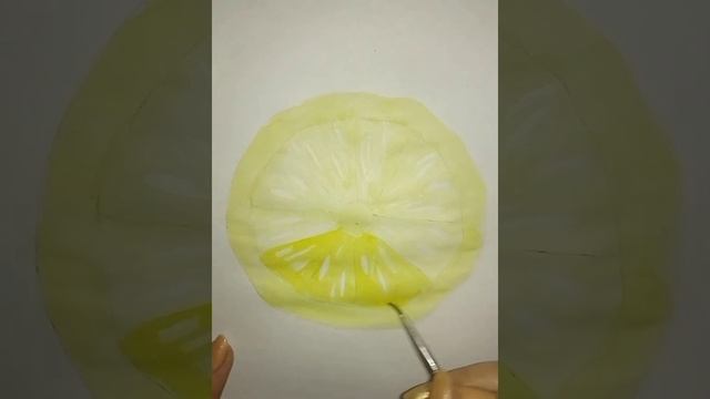 Как нарисовать дольку лимона смотреть онлайн