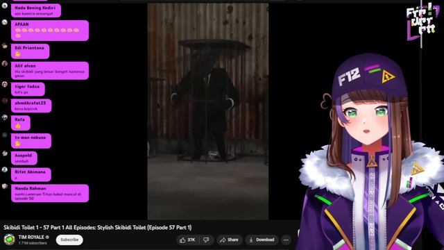 NOBAR + REACTION SKIBIDI TOILET ep.1-57!! INDONESIA смотреть онлайн