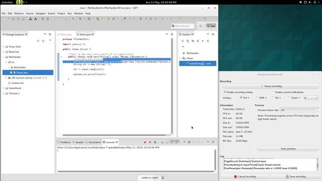 Java Tutorial - 22 - BufferedReader Input смотреть онлайн