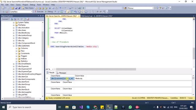 Search for All Tables and Columns in SQL Server | Apply Filter for Search on All Tables and Columns смотреть онлайн